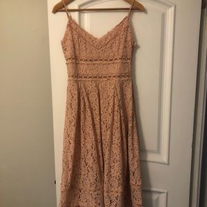 NSR Lace Midi Dress